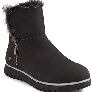 London Fog Girls’s Wendyl Zip Up Winter Boots Heat Winter Booties