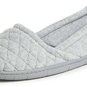 Dearfoams Women’s Katie Microfiber Velour Espadrille Slipper