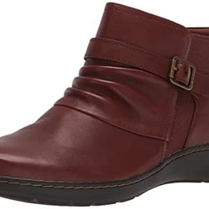 Clarks Girls’s Cora Rouched Ankle Boot