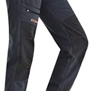 Postropaky Womens Outdoor Snow Ski Pants Waterproof Hiking Insulated Softshell Pants Snowboard Zipper Bottom Leg