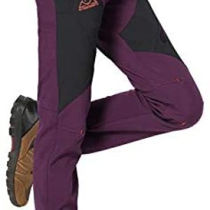 Rdruko Women’s Waterproof Windproof Fleece Lined Warm Hiking Ski Snow Insulated Pants