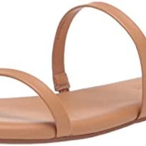Amazon Necessities Ladies’s Skinny Two Strap Sandal Flat