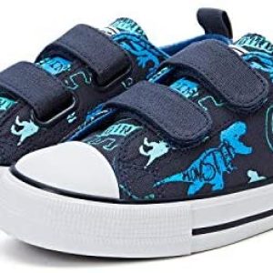 Weestep Toddler Little Child Boy and Lady Traditional Adjustable Strap Sneaker