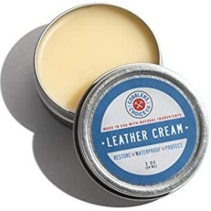All-Natural Leather Cream – Restores and Protects Smooth Leather – Made with Triple Filtered BeesWax – Made in the USA!