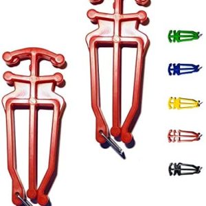 Bagdent Cross Country Skis and Poles Holder – 1 Pair, Universal Nordic Ski Pole Carrier