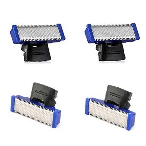 Replacement Heads for Electric Shaver Cleaning Trimmer Head Solo Trimmer Replacement Cutter Head Hybrid Razors Blades(Pack of 4)