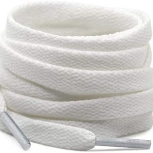DELELE 2 Pair Flat Shoe laces 5/16″ Extensive Shoelaces for Athletic Working Sneakers Footwear Boot Strings