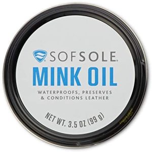 Sof Sole Mink Oil for Conditioning and Waterproofing Leather