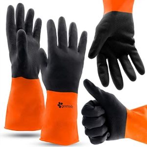 Gastody – Chemical Resistant Gloves Set of two Pairs -S-M-L-XL, Gloves with Excessive Safety for Your Palms