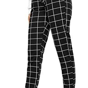 SweatyRocks Girls’s Pants Informal Excessive Waist Skinny Leggings Stretchy Work Pants