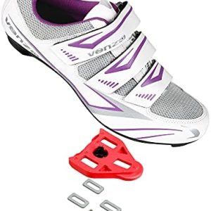 Venzo Bike Bicycle Girls’s Girls Biking Driving Sneakers – Suitable with Peloton Shimano SPD & Look ARC Delta – Excellent for Indoor Indoor Highway Racing Indoor Train Bikes