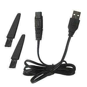 Shaver Charger USB Cord for Microtouch Solo Electric Shaver Solo Trimmer USB Charging Cable 31.5 in with 2 Cleaning Brush