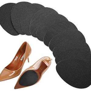 GADEBAO 12PCS Non-Slip Shoe Pads for Bottom of Shoes, Premium Rubber Self Adhesive Anti-Slip Shoe Grips Stickers, High Heels Non-Skid Sole Protector