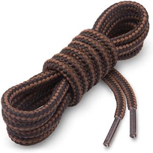 Miscly Spherical Boot Laces [1 Pair] Heavy Responsibility and Sturdy Shoelaces for Boots, Work Boots & Climbing Footwear