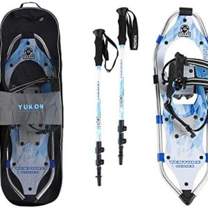Yukon Charlie’s Advanced Women’s Snowshoe Kit with Poles and Bag