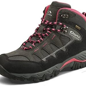Clorts Women’s Hiker Waterproof Lightweight hiking camping Boot Outdoor High-Traction Grip Backpacking Shoe