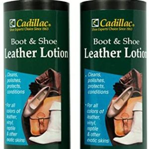 Cadillac Boot and Shoe Leather Lotion, 8 Fl Oz (Pack of 2)